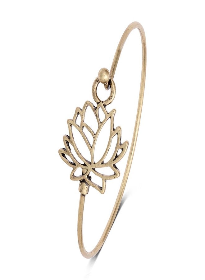 نوماندا سوار نوماندا الصيفي الجميل على شكل زهرة اللوتس سهل الفتح (ذهبي عتيق) - Image 1