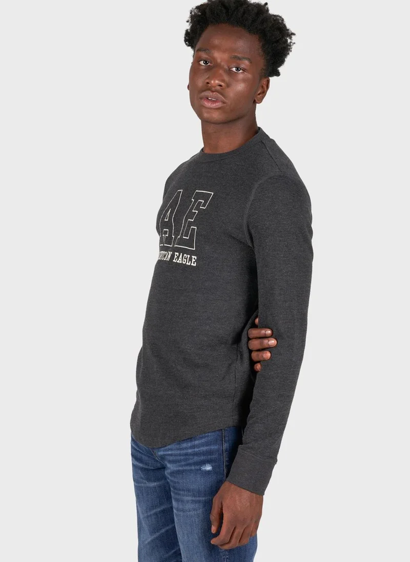 American Eagle Logo Crew Neck T-Shirt