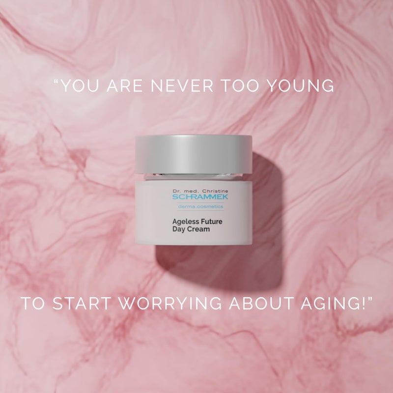 Schrammek Ageless Future Day Cream (1.7 fl oz) - Introductory Anti-Aging Day Care - Stimulates Collagen Synthesis - with Hyaluronic Acid & Vitamin E - Face Moisturizer - Face Cream - Skin Care - Dr. Schrammek - Image 4