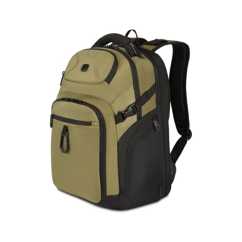 SwissGear Endure ScanSmart Laptop Backpack TSA Approved Tech Backpack Fits Most 17 Laptop Multiple Organizer Pockets Olive - Image 2