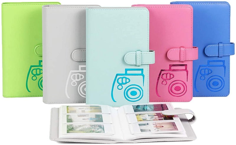 FotoCart 96 Pockets Mini Film Photo Album Book for Instax Mini LiPlay 11 9 8 7s 70 90 Link Instant Camera 3 Inch Polaroid Picture Name Card Holder (Cobalt Blue) - Image 4