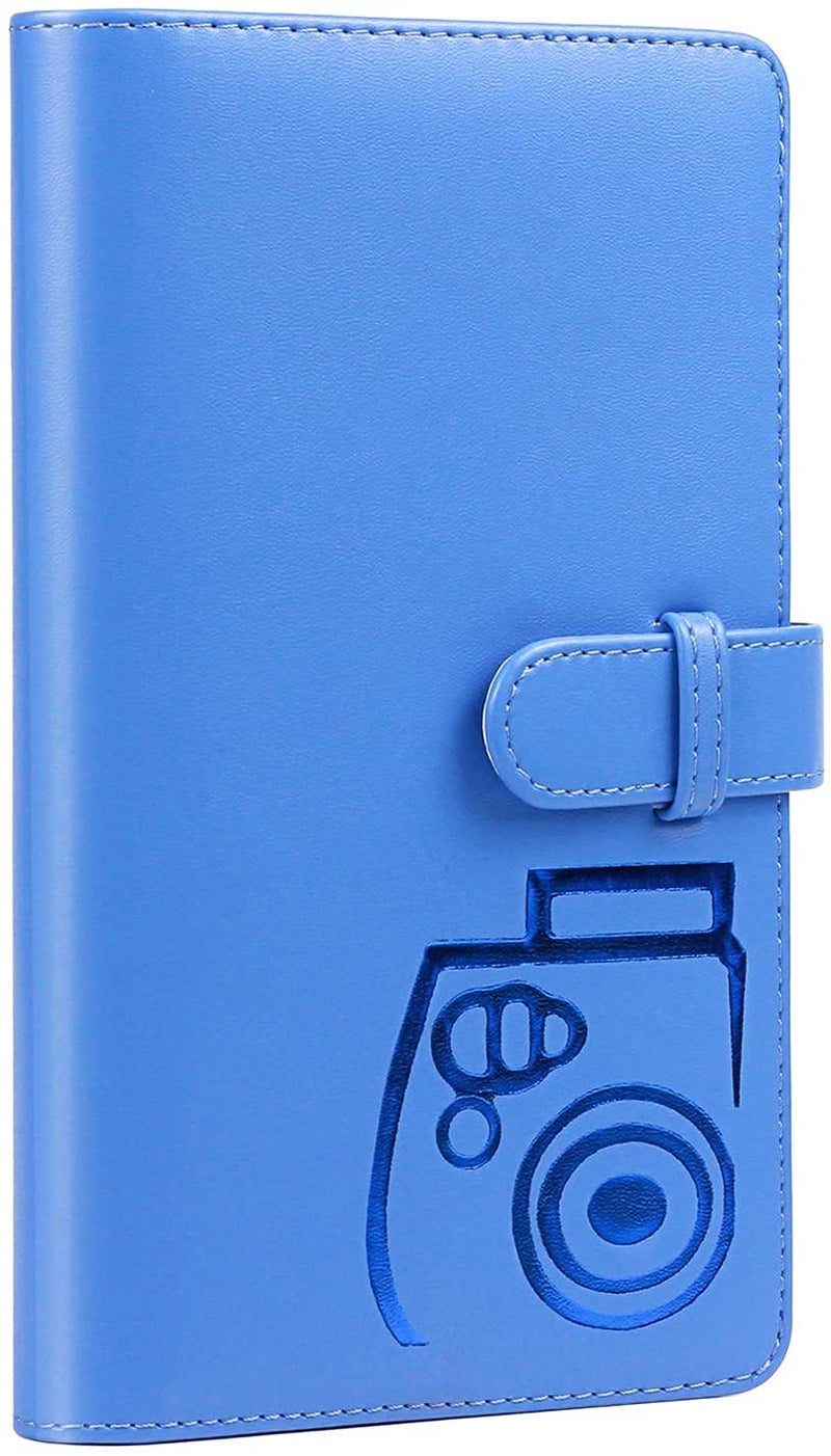FotoCart 96 Pockets Mini Film Photo Album Book for Instax Mini LiPlay 11 9 8 7s 70 90 Link Instant Camera 3 Inch Polaroid Picture Name Card Holder (Cobalt Blue) - Image 1