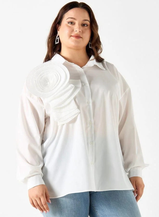 تواكستريمز قميص بأكمام طويلة وزخارف من تو إكستريمز