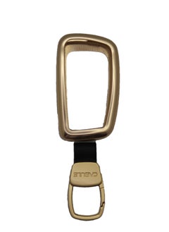 Premium Metal Key Fob Cover For Audi A1 Audi A3 Audi R8 Audi S3 Audi Q3 Audi Q7 Audi TT Flip Car Remote Key - Gold