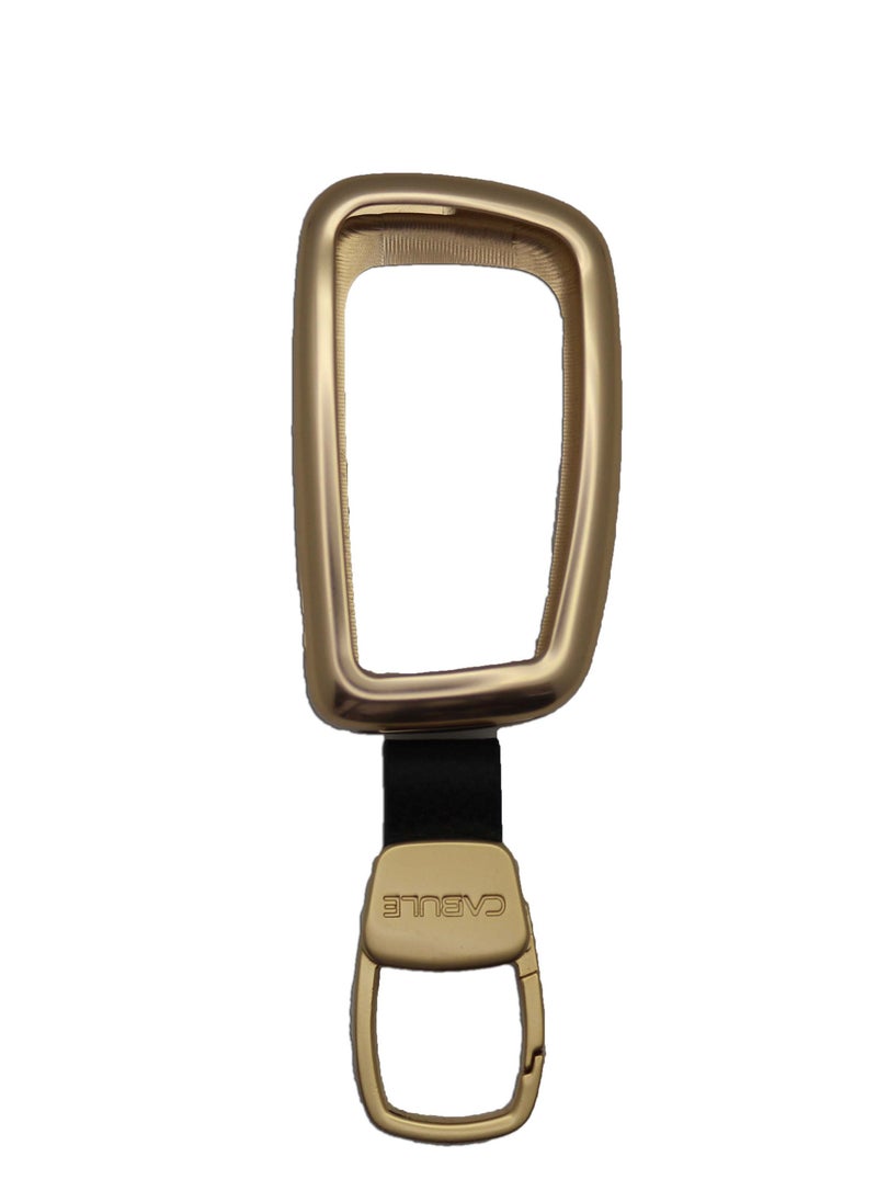 Generic - Premium Metal Key Fob Cover For Audi A1 Audi A3 Audi R8 Audi S3 Audi Q3 Audi Q7 Audi TT Flip Car Remote Key - Gold - Image 1