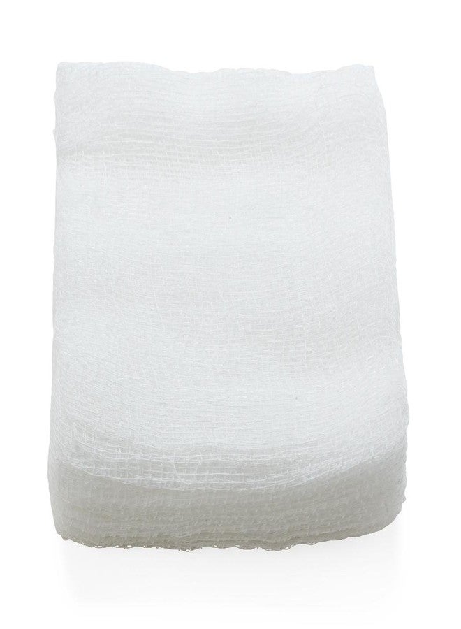 Medline Sterile 100% Cotton Woven Gauze Sponges, 4" x 4", 12-Ply, Ideal for Wound Dressing and General Cleaning, 10/Hard Tray, Pack of 10