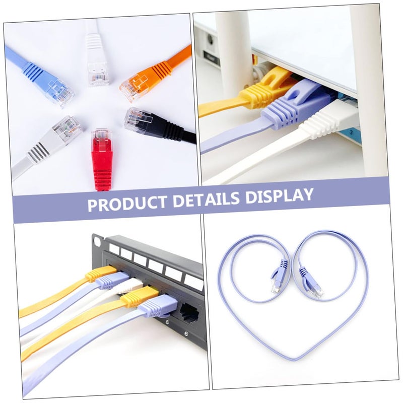 Merryhapy Flat Ethernet Cable 0 9X50CM High Speed Network Cord For Router Data Transfer - Image 3