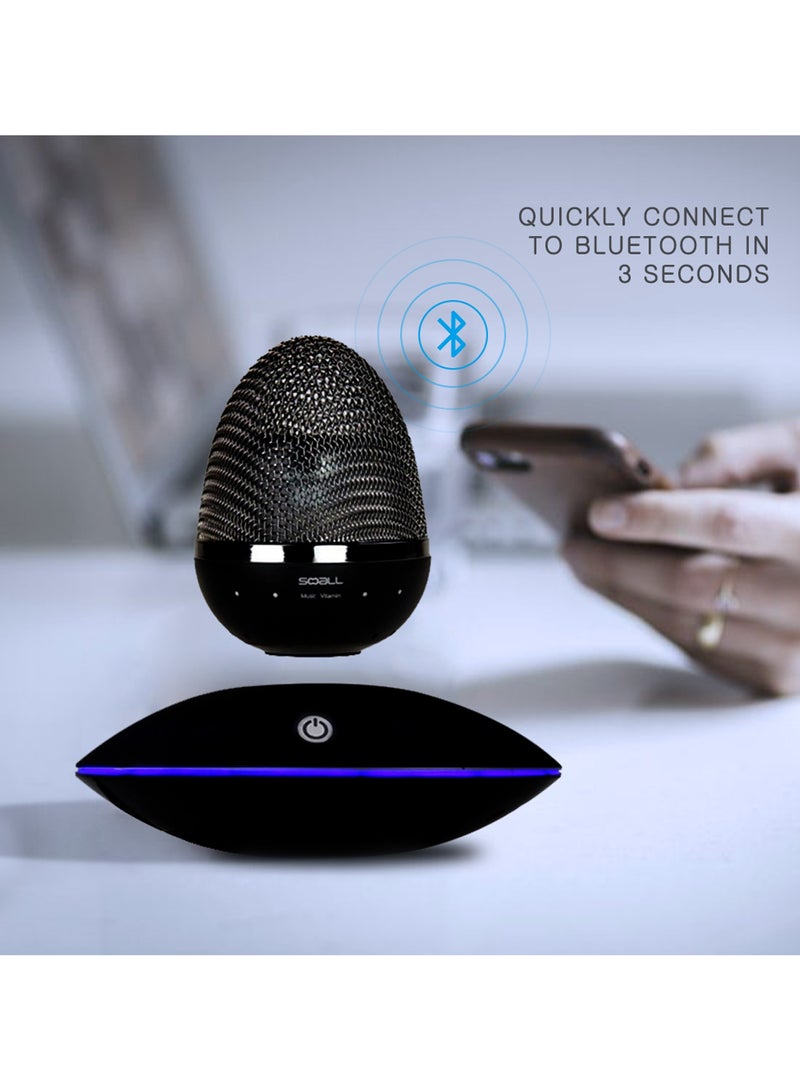 Visionaware Small Floating Speaker Lamp,Imagination,Inspiration Spinning,Birthday, Hi-Tech,Art, Anniversary, Office, Home Decor Valentine's Day Gift Dubai.  - Image 4