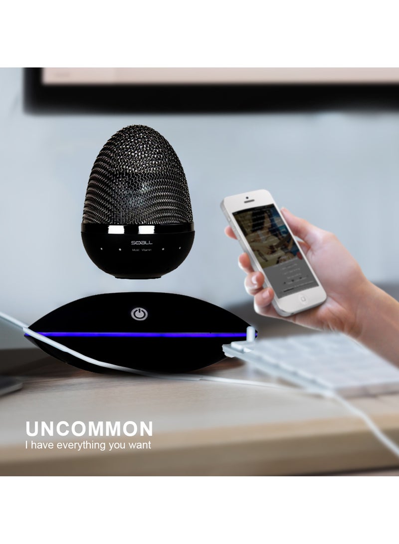 Visionaware Small Floating Speaker Lamp,Imagination,Inspiration Spinning,Birthday, Hi-Tech,Art, Anniversary, Office, Home Decor Valentine's Day Gift Dubai.  - Image 5
