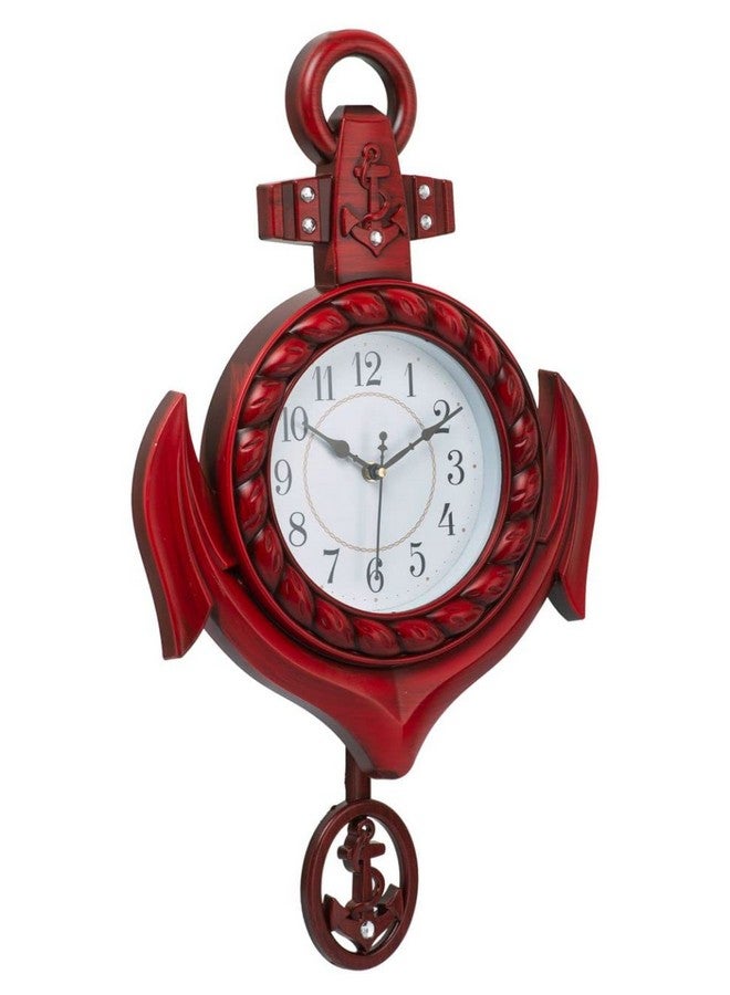 Harbour Analog Latest Stylish New Models Decorative Wall Clock with for Home Living Room Hall Bedroom (Size Height 42 CM X Width 30.5 CM)- Home Decor Big Size Wall Clock FTT5 - Image 2