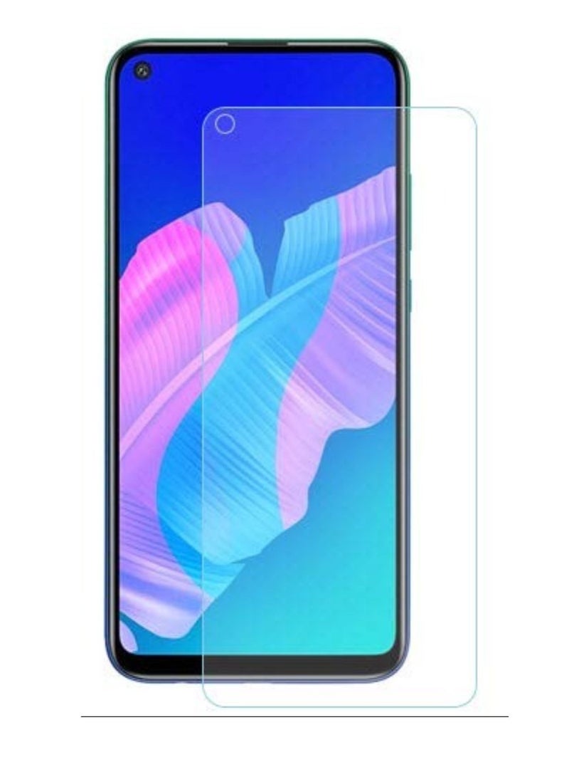 زجاج مقسى لهواوي P40 لايت أسود/شفاف - Image 1