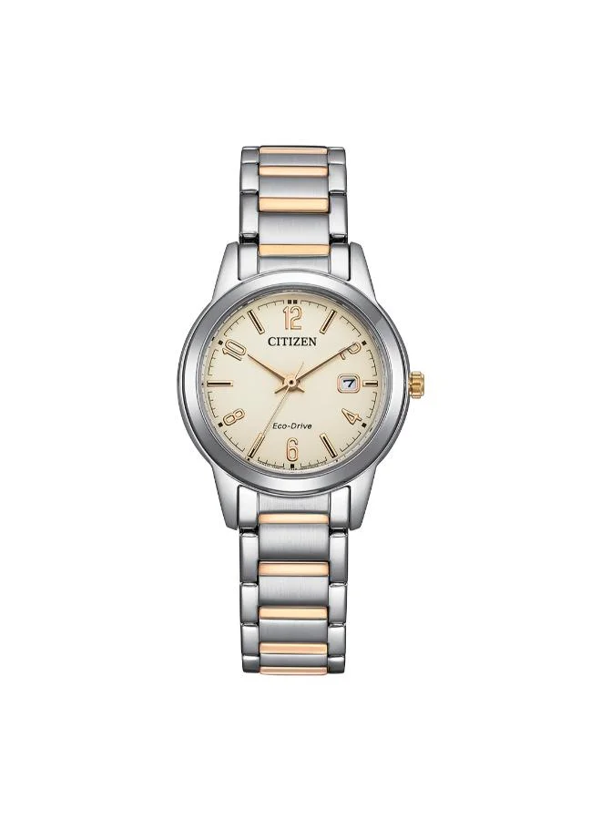 سيتيزن Women's Stainless Steel  Eco-Drive Women  Watch FE1244-72A - 29.4 mm