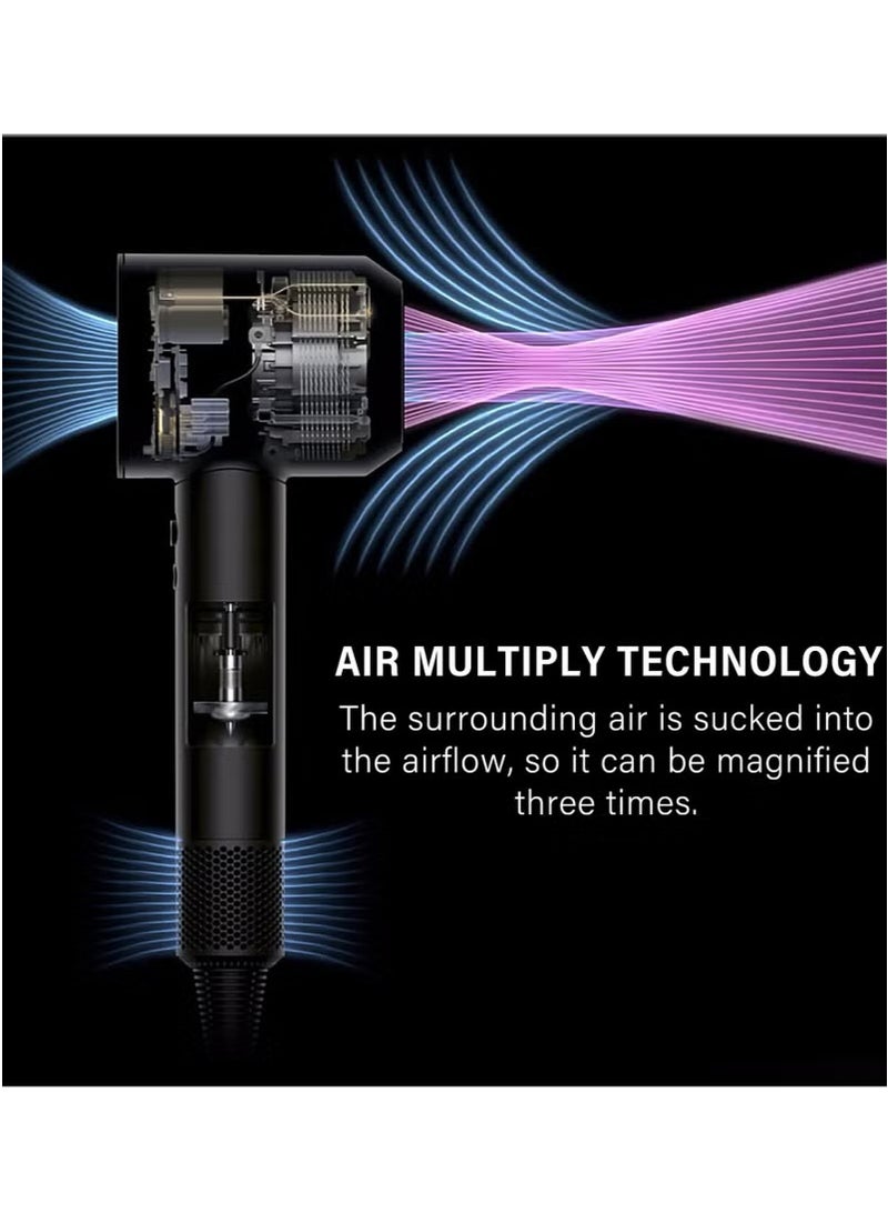 Panvil Blow Hair Professional Ionic Hair Styling Tool – Intelligent Temperature Control Hair Dryer with 1 Magnetic Attachment | Fast Drying, Frizz-Free Finish, Lightweight & Safe Hair Care for Salon & Home Use - Image 5