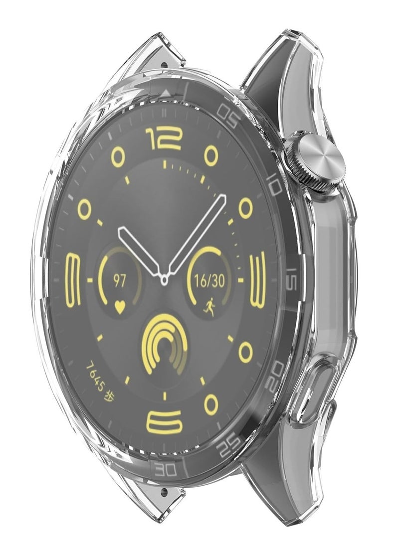 Protective Case Compatible With Huawei Watch GT 5 46mm, All-around Flexible TPU- Clear - Image 4