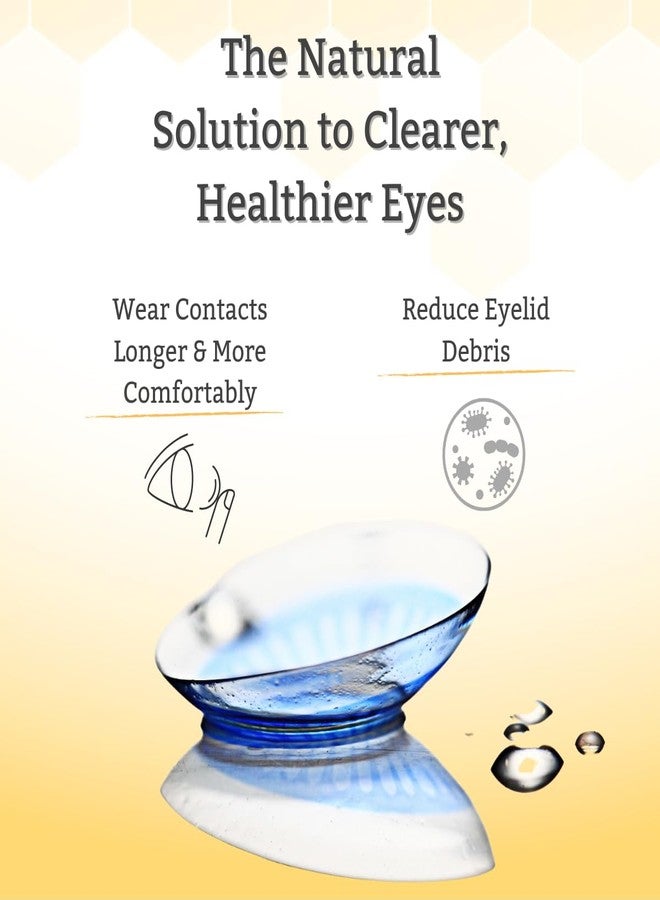 TearRestore NeutraWipe Eco Manuka Honey Eyelid Wipes | Ultra-Soft Biodegradable Eyelash Cleanser For Blepharitis & Dry, Itchy, Swollen, Irritated Eyes (30 Count) - Image 5