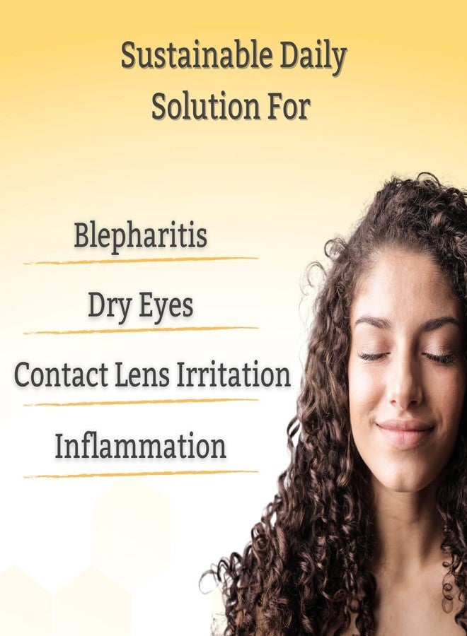 TearRestore NeutraWipe Eco Manuka Honey Eyelid Wipes | Ultra-Soft Biodegradable Eyelash Cleanser For Blepharitis & Dry, Itchy, Swollen, Irritated Eyes (30 Count) - Image 4