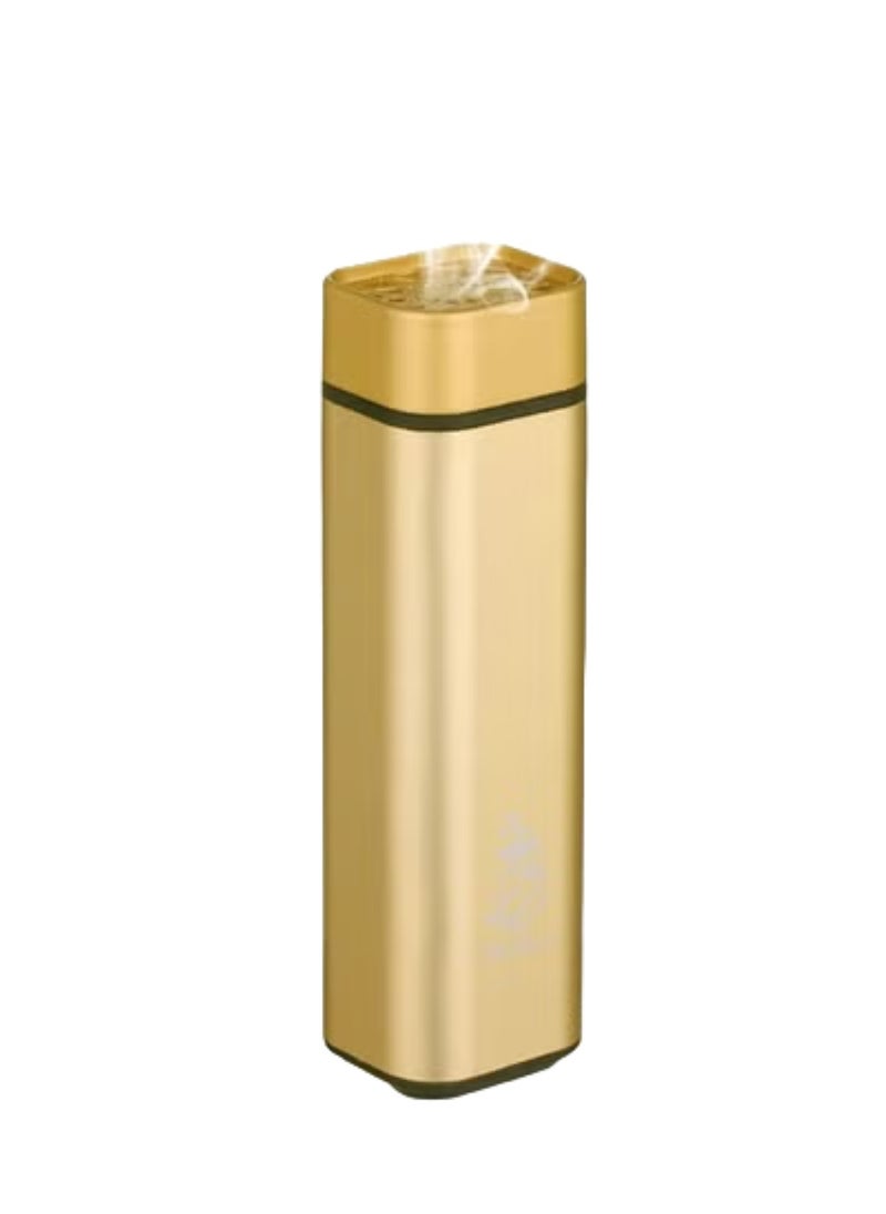 Huitich Mini Electric Aromatherapy Bukhoor Aroma Burner Gold  - Image 1