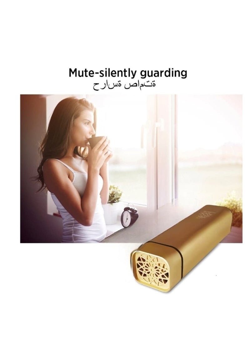 Huitich Mini Electric Aromatherapy Bukhoor Aroma Burner Gold  - Image 5
