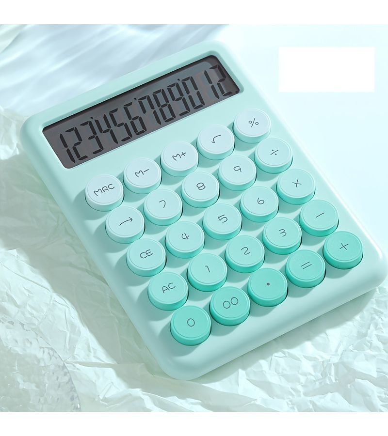 Pink Large Button Scientific Calculator 12 Digit Display Multi Function Office - Image 4