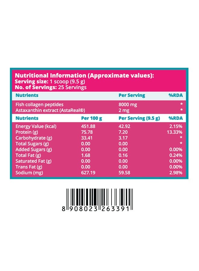 CHICNUTRIX كولاجين مايتي - 8 جرام كولاجين بحري ياباني نقي - 25 حصة، بنكهة الليمون - Image 2