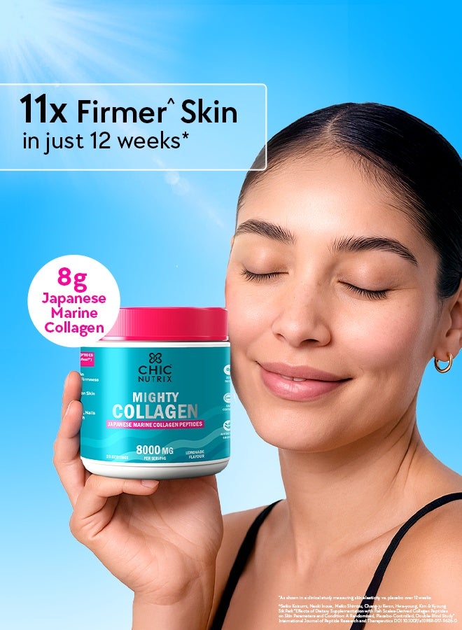 CHICNUTRIX كولاجين مايتي - 8 جرام كولاجين بحري ياباني نقي - 25 حصة، بنكهة الليمون - Image 3