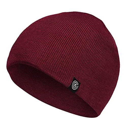 Revony Original Beanie Cap - Soft Knit Beanie Hat - Warm and Durable (Maroon) - Image 1