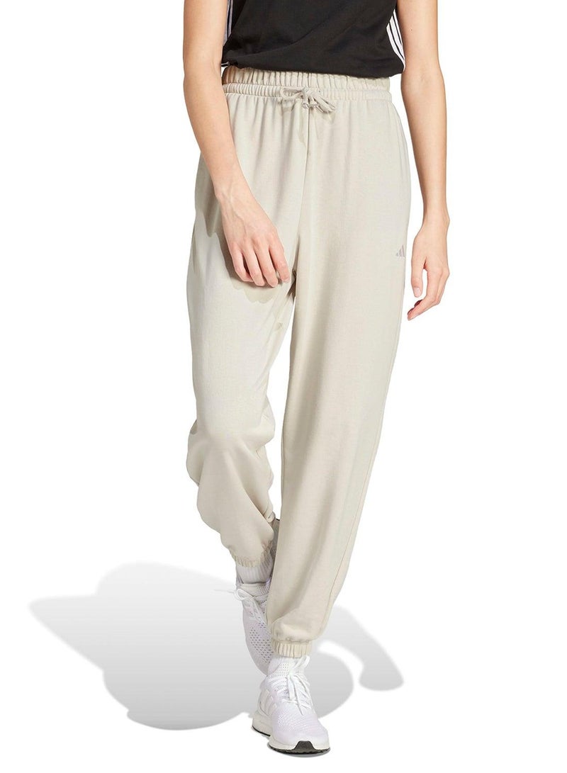 Adidas essentials small logo french terry cuffed women pants - Image 1
