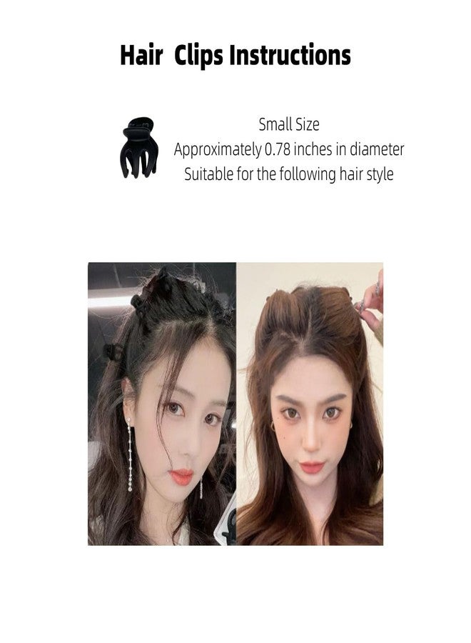 BLBM A Set of Black Hair Clips in Various Sizes, which can be used to Clip Ponytails, Lady Style and so on.(10 Pcs Hair Clip) - Image 5
