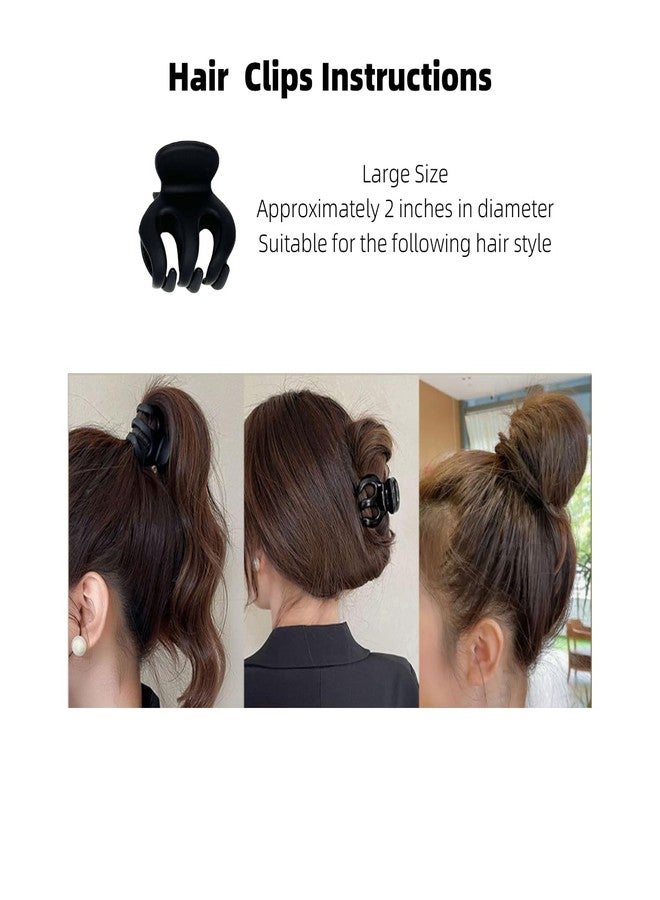 BLBM A Set of Black Hair Clips in Various Sizes, which can be used to Clip Ponytails, Lady Style and so on.(10 Pcs Hair Clip) - Image 3