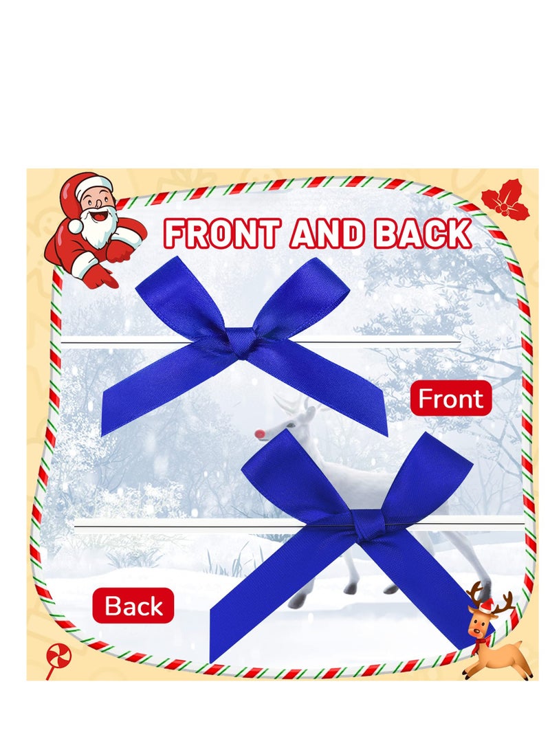 200 قطعة شرائط لربط الهدايا بأشكال قوس، شرائط ساتان لربط وتزيين أكياس الحلوى، أعمال يدوية، تقديم الهدايا، تزيين أكياس الهدايا وأكياس الحلوى. - Image 5