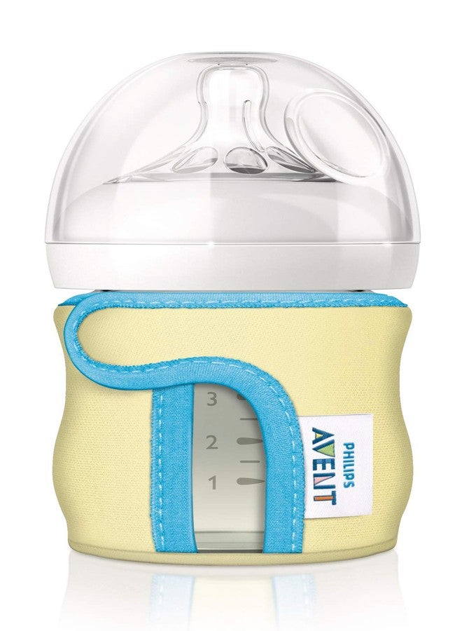 Avent Philips AVENT Glass Baby Bottle Sleeve for 4oz Bottle, Pack of 1, SCF675/01, (Colors May Vary) - Image 1