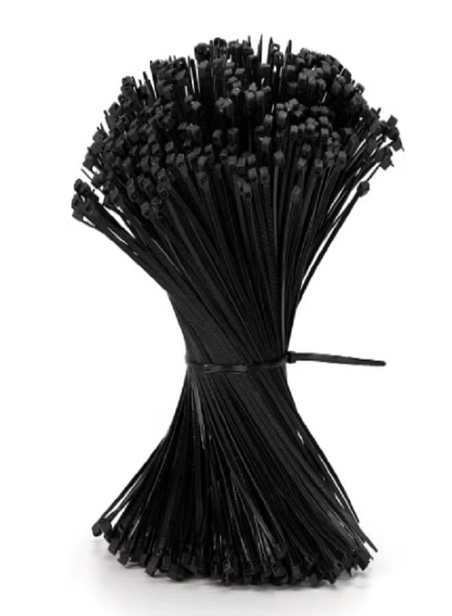 OMEVE 100pcs Heavy-duty Self-locking Nylon Cable Ties - Multi-purpose Plastic Cable Ties for auto repair, office, and outdoor use, including storage racks, auto repair accessories, multi-functional design, nylon cable ties Multi - purpose plastic cable tie buckle tool for daily car repair - Image 2