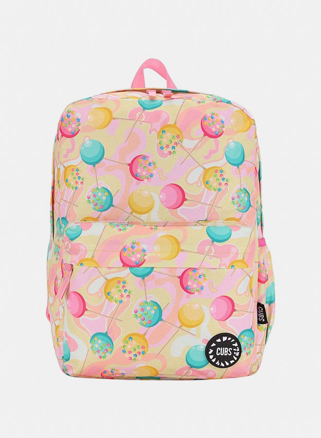 Junior Student Backpack Pink Lollipops Bag