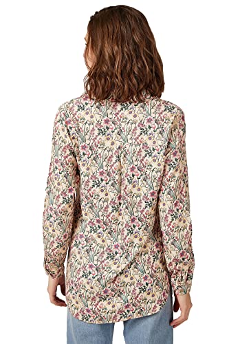 BIG DART Blouses for Women Fashion, Casual Long Sleeve Button Down Shirts Tops, XS-3XL (Floral, Small) - Image 2