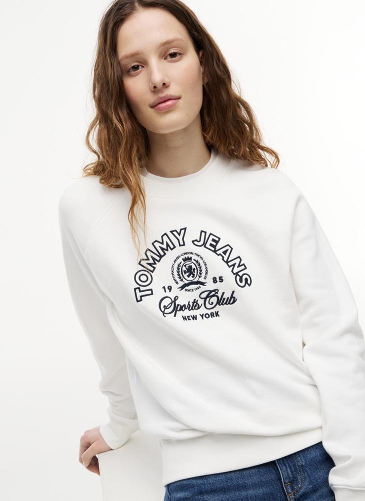 TOMMY JEANS Crest Logo Terry Sweatshirt - Image 3