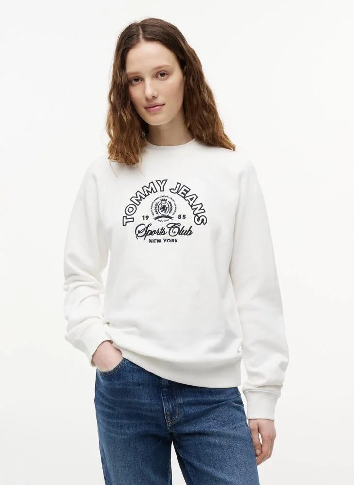 Tommy Jeans Crest Logo Terry Sweatshirt