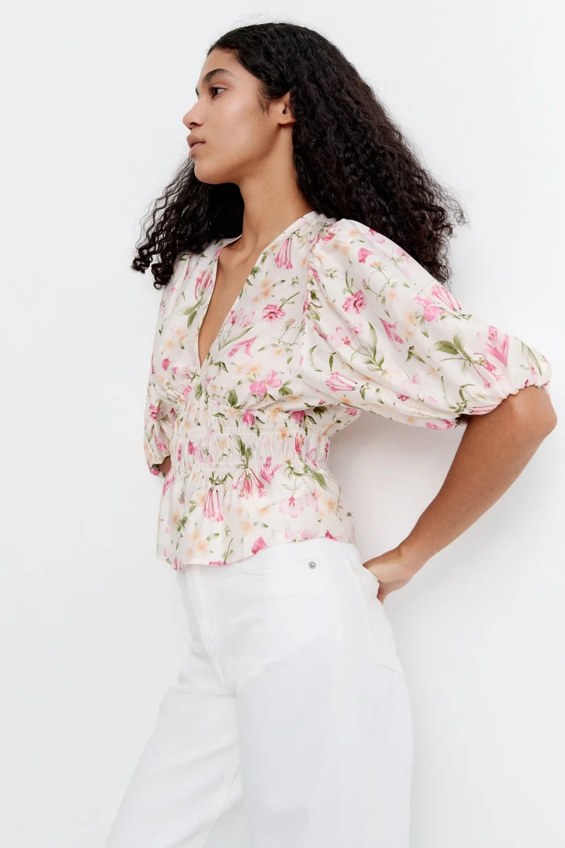 H&M V-neck blouse