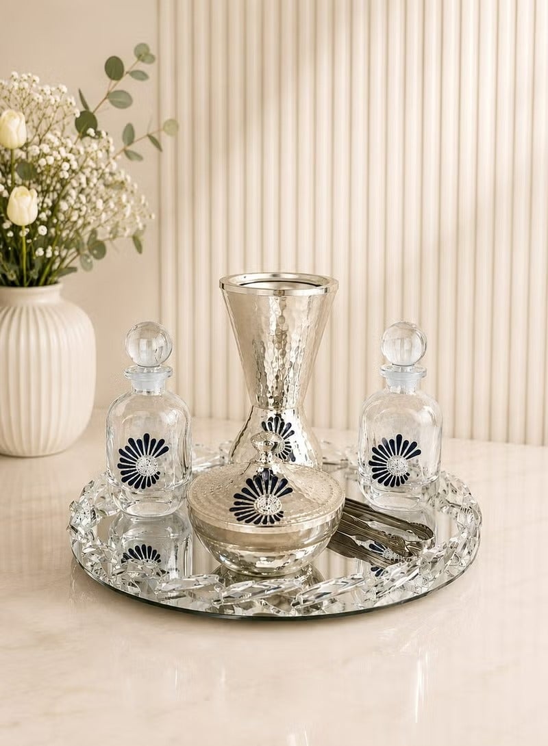 رادین طقم مبخرة كريستالية للبخور - Image 1