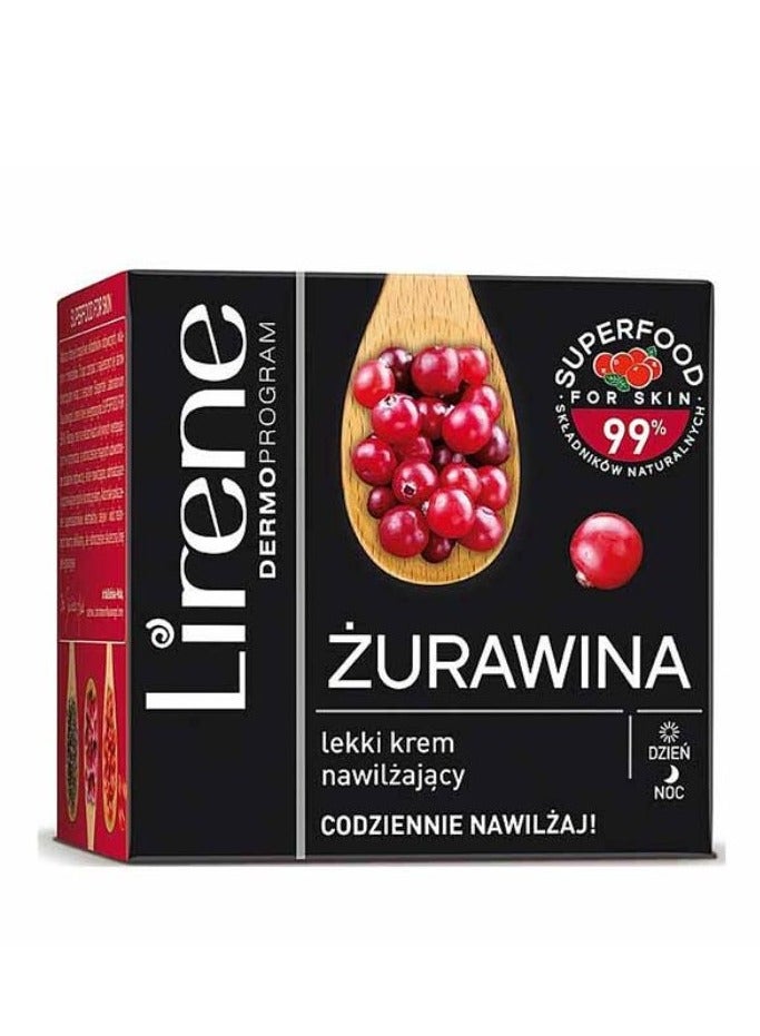 Lirene Cranberry Light Moisturizing Cream 50ml