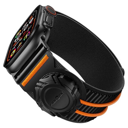 Bandletic Compatible with Apple Watch Ultra Band MenWide Soft Stretchy Strap with Fidlock Magnetic Winch Buckle for iWatch 49mmUltra 32146mm111045mm98744mmSE3SE2SE65442mm321 - Image 1