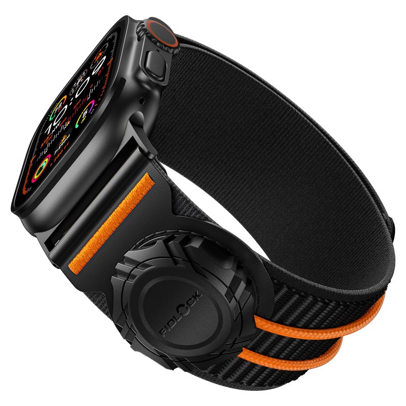 Bandletic Compatible with Apple Watch Ultra Band MenWide Soft Stretchy Strap with Fidlock Magnetic Winch Buckle for iWatch 49mmUltra 32146mm111045mm98744mmSE3SE2SE65442mm321 - Image 2