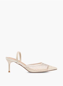 Celeste Women's Embellished Pointed Toe Shoes with Stiletto Heels Ramadan Collection  - Image 2