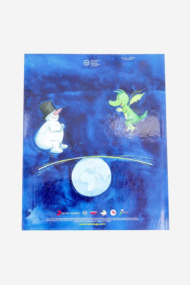 Tchibo German Language CD And Drawing Book Tabaluga, Blue - Image 3