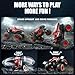BEZGAR Monster Truck Toys Remote Control Monster Truck with Dancing Spins Lights Music 120 Remote Control Car for Boys 47 5 6 7 8 9 10 Year Old Boys Birthday Gifts Red - Image 4