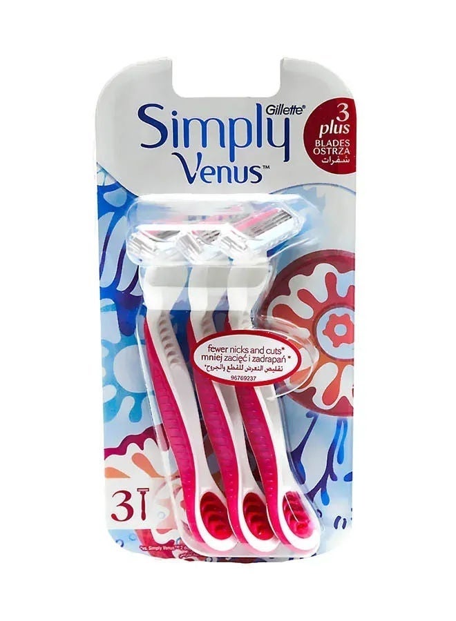 Gillette Simply Venus 3 Plus Razor
