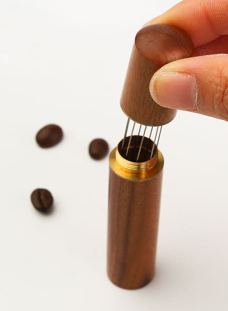 ايكي ايك صينية وزن حبوب القهوة وزجاجة رذاذ وإبرة قهوة مكونة من 3 قطع، ملحقات بار القهوة، وعاء جرعات من السيراميك للقهوة، تقليل قوة القهوة الساكنة، هدية لمحبي القهوة - Image 3