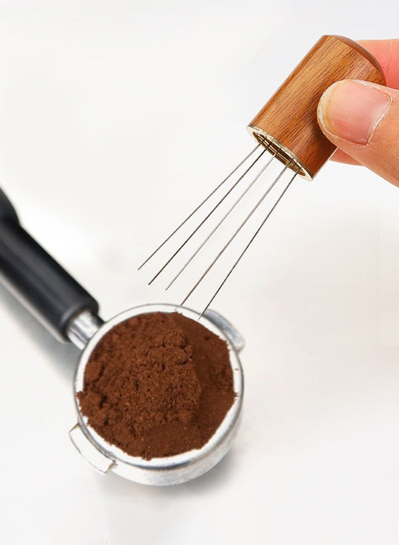 ايكي ايك صينية وزن حبوب القهوة وزجاجة رذاذ وإبرة قهوة مكونة من 3 قطع، ملحقات بار القهوة، وعاء جرعات من السيراميك للقهوة، تقليل قوة القهوة الساكنة، هدية لمحبي القهوة - Image 4