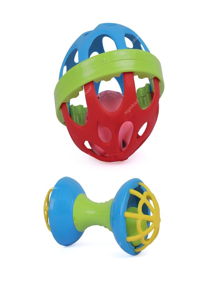 HighRoof Rattles for Kids Babies 0-6 Months Stick Rattle for Babies Early Development Toys for Infants New Born Early Development Toys for Baby Return Gifts for Kids Gifts-Set of 2 Pcs - Image 2