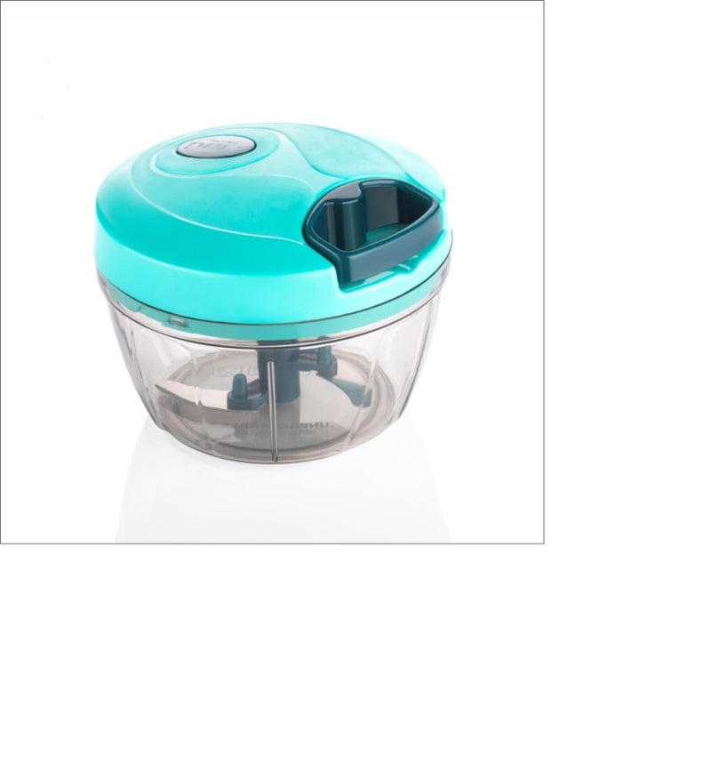 Ritu Handy Chopper with 3 Blades for Effortlessly Chopping Vegetables and Fruits for Your Kitchen - Color May Vary, Plastic, 30 Watts - Image 1