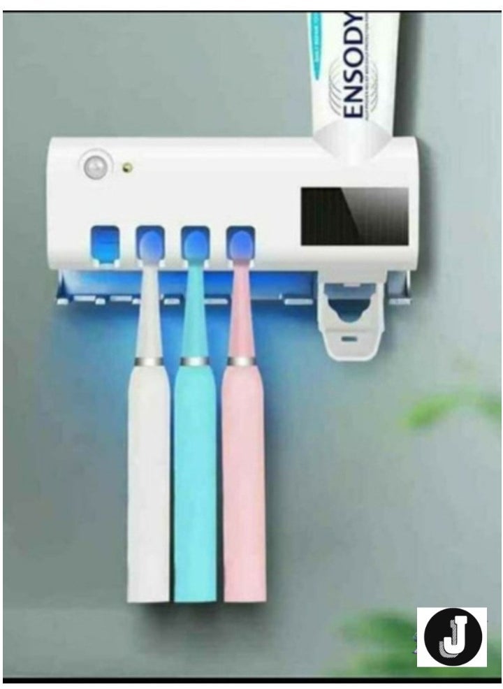 JAJEEK Multi-Function Toothbrush Sterilizer and Sanitizer – UV Sterilization, Charging, and Storage for Home Use - Image 1